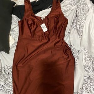 Chocolate Brown Bodycon Dress